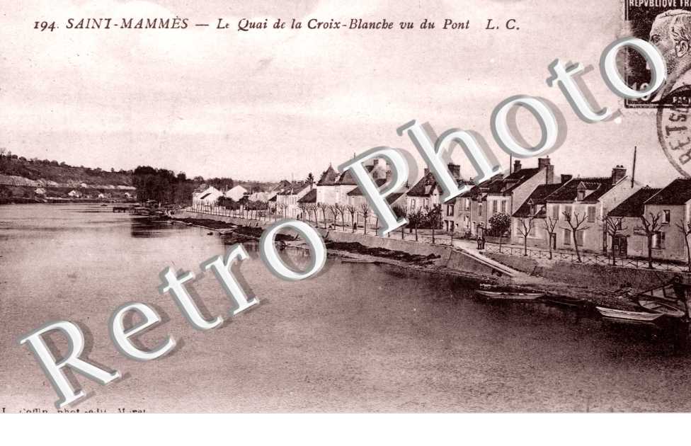 le Quai de la Croix-Blanche vu du Pont
