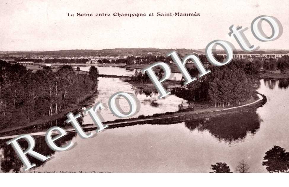 la Seine entre Champagne et Saint-Mammes