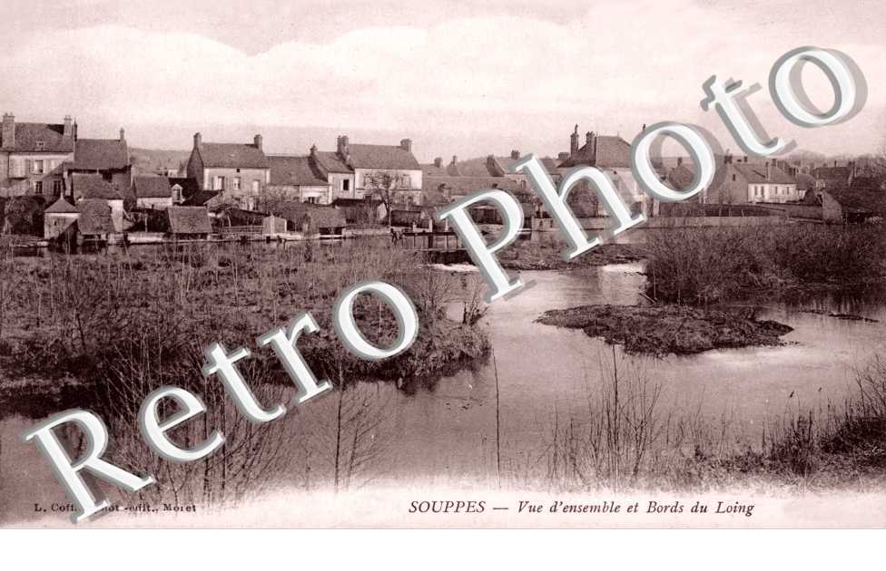 vue d'ensemble et bords du loing