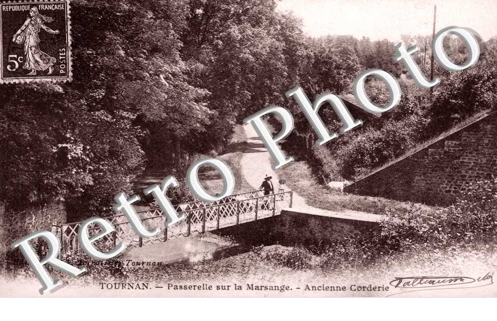 Passerelle sur la Marsange, Ancienne Corderie