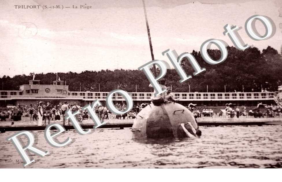 La plage de Meaux-Trilport (couleur)