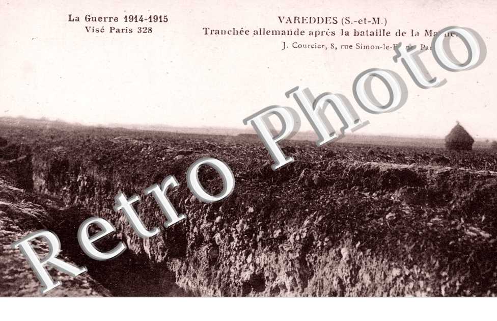 Tranchee Allemande apres la Bataille de la Marne