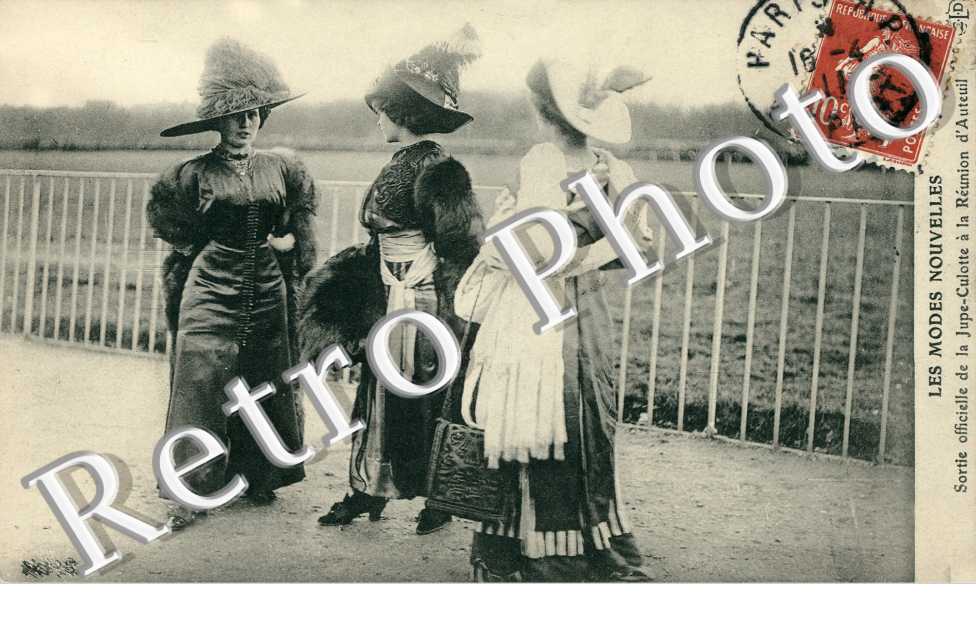 les modes nouvelles, sortie officielle de la jupe-culotte a Auteuil