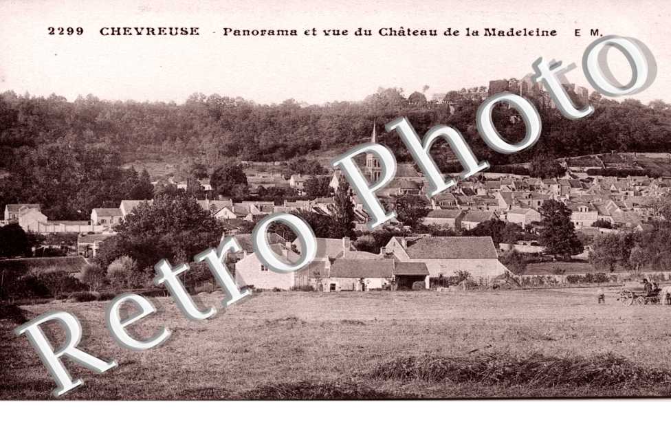 Panorama et vue du chateau de La Madeleine
