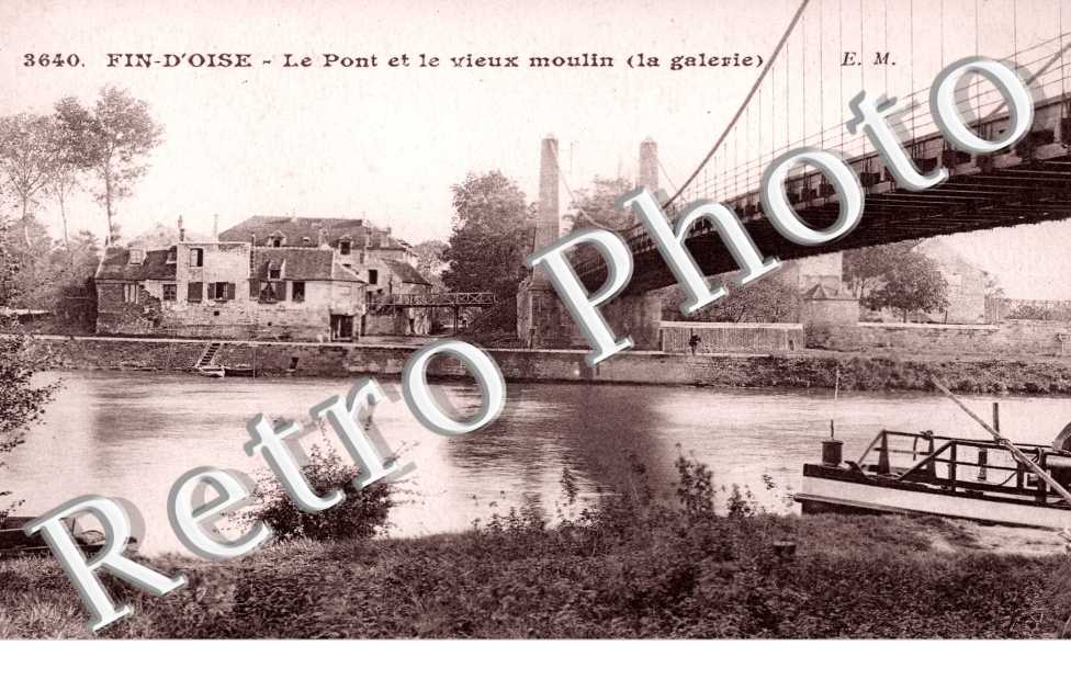 Fin d&#039;Oise, le Pont et le Vieux Moulin