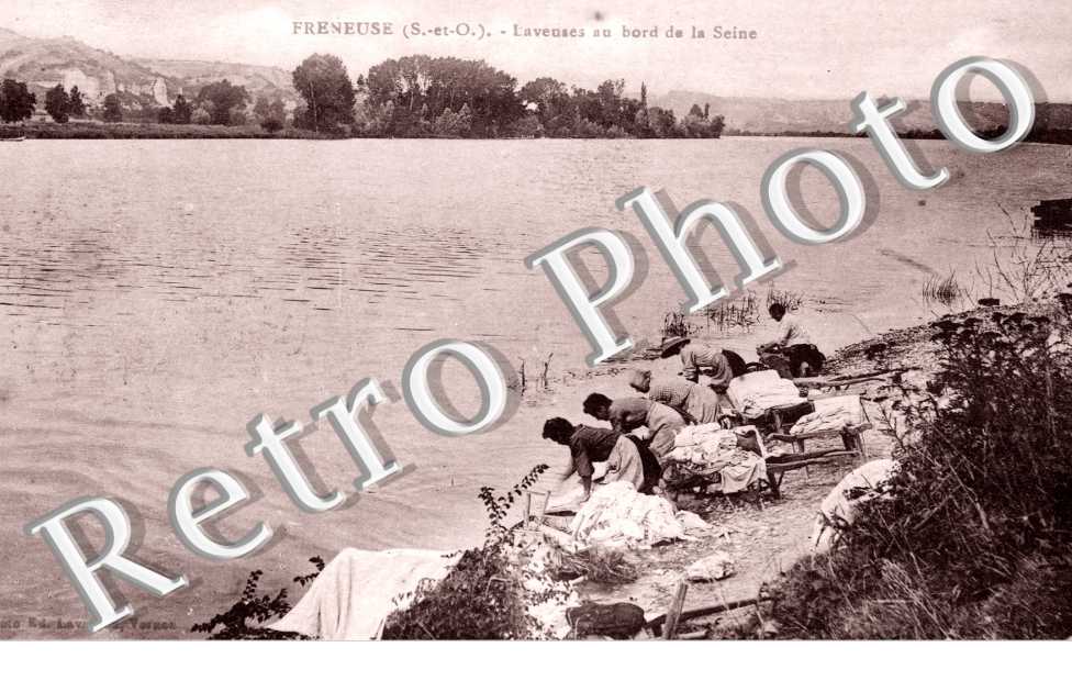 Laveuses des bords de Seine