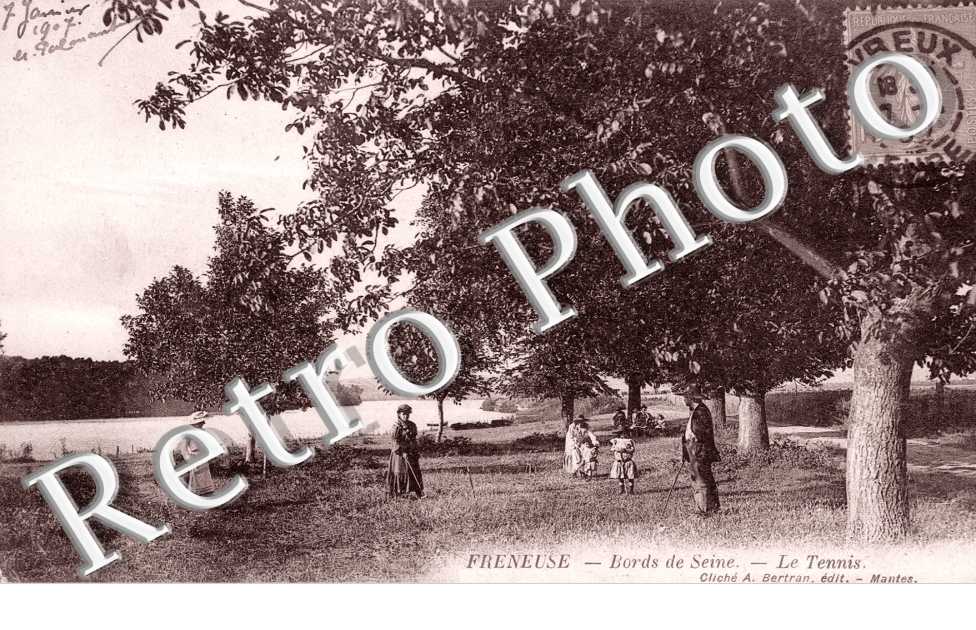 Bords de Seine, le Tennis