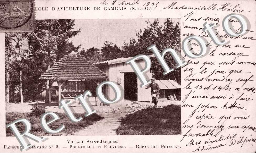 l&#039;Ecole d&#039;Aviculture de Gambais, le Village Saint-Jacques, le Parquet d&#039;Elevage