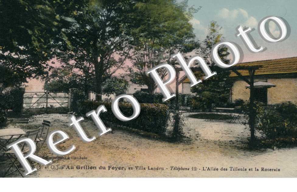 au grillon du foyer, l&#039;allee des Tilleuls et la roseraie