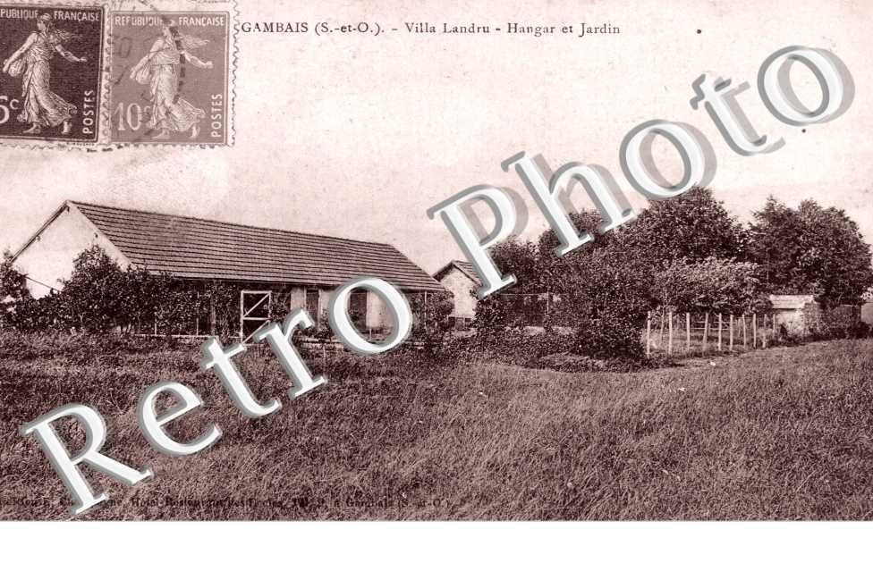 villa Landru, hangar et jardin
