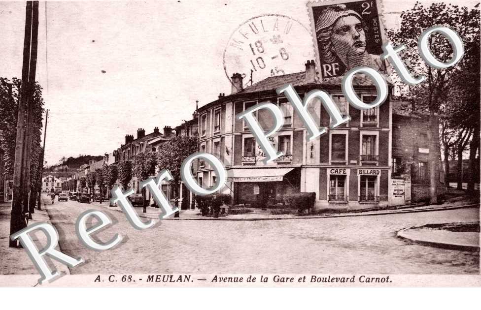 l&#039;Avenue de la Gare et le Boulevard Carnot