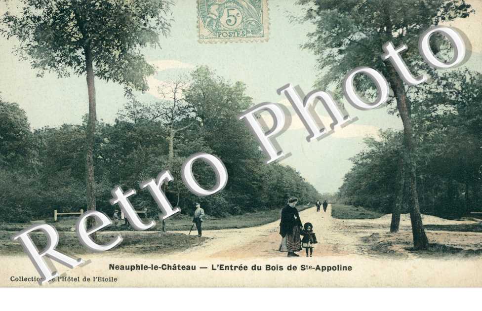 L&#039;entree du bois Sainte Appoline