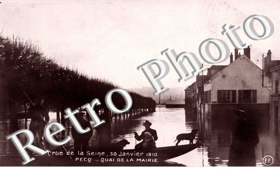 Crue de la Seine janvier 1910, Quai de la Mairie