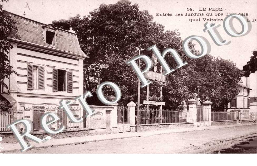 Entrée des Jardins du Spa Français Quai Voltaire