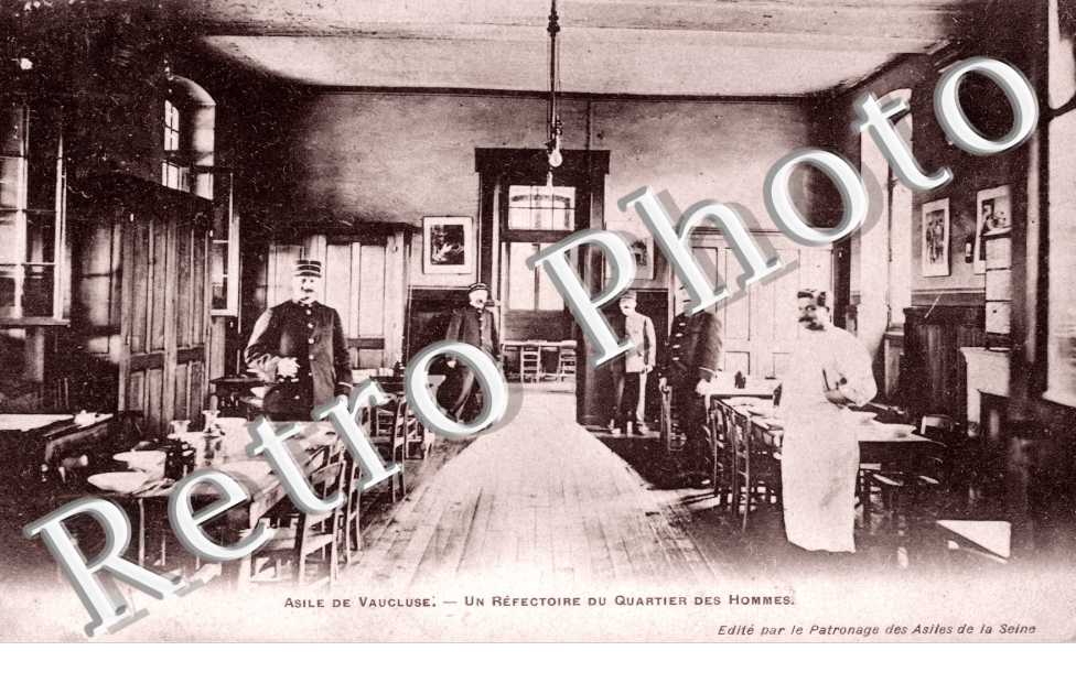 Asile de Vaucluse - un refectoire