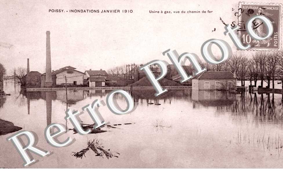 Innondations 1910, l'usine a gaz
