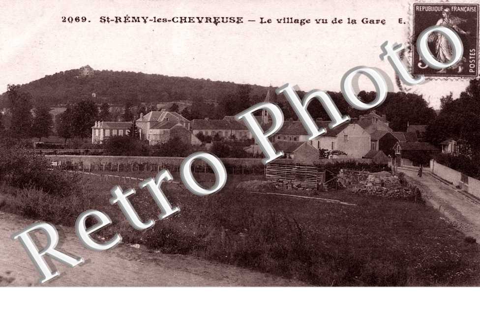 Le village vu de la gare