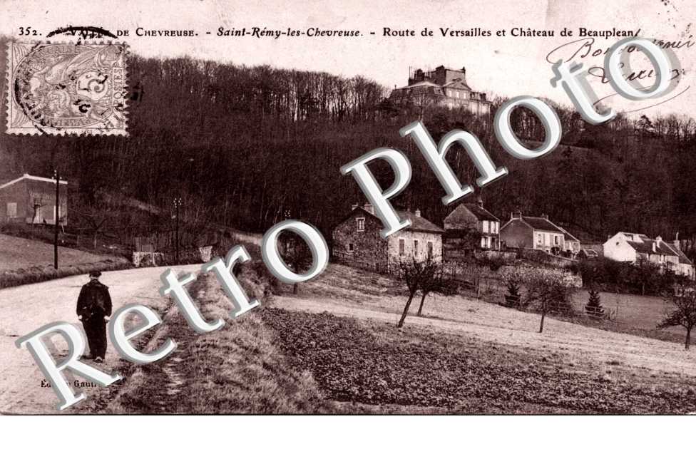 Route de Versailles et chateau de Beauplan