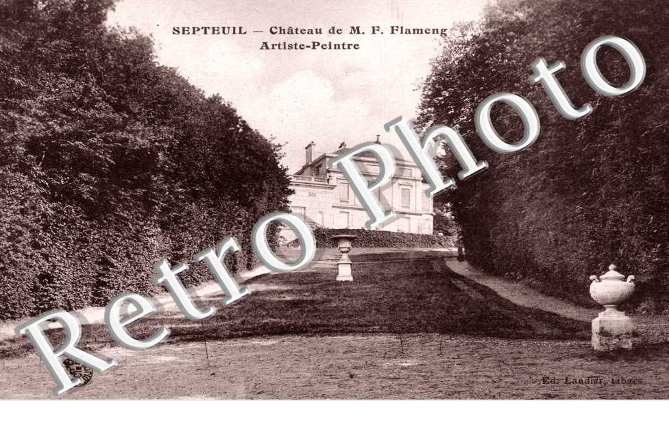 Chateau de M. F. Flameng, Artiste Peintre