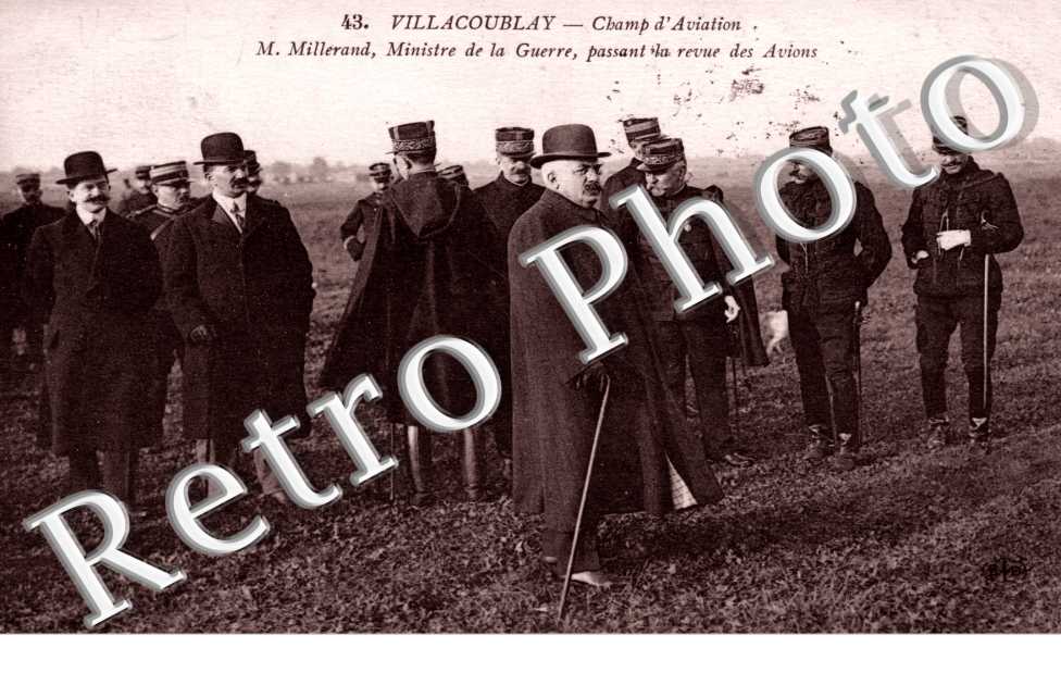 Villacoublay Champ d&#039;aviation M. Millerand, ministre de la guerre