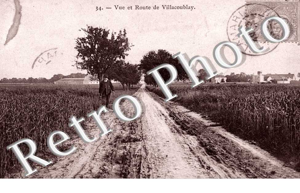 Vue et route de Villacoublay