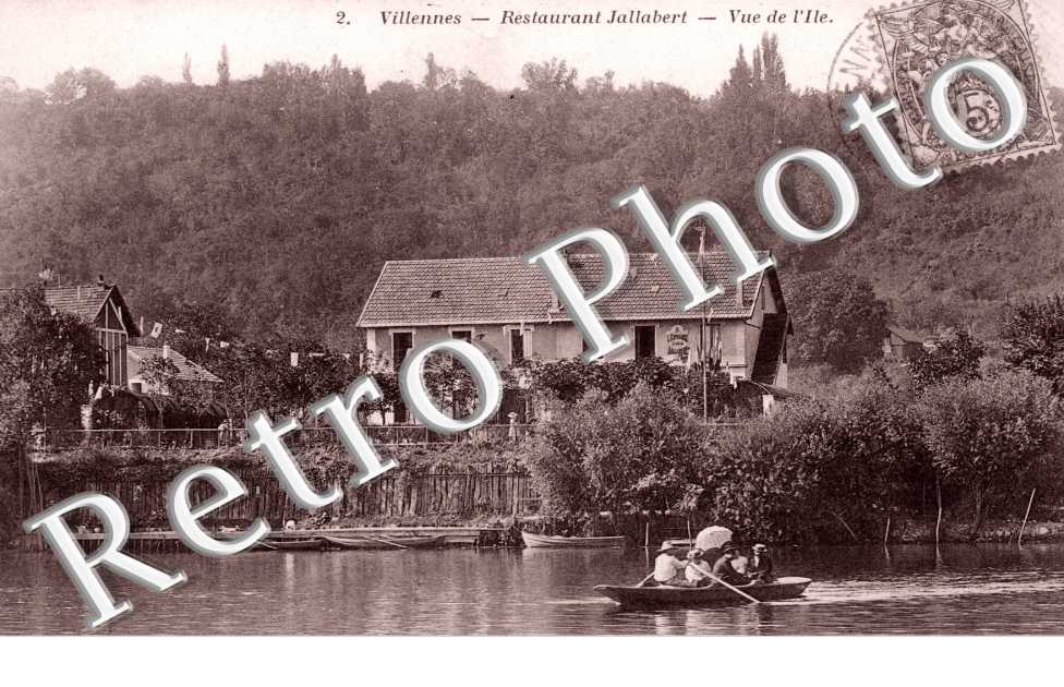 le Restaurant Jallabert, Vue de l&#039;Ile