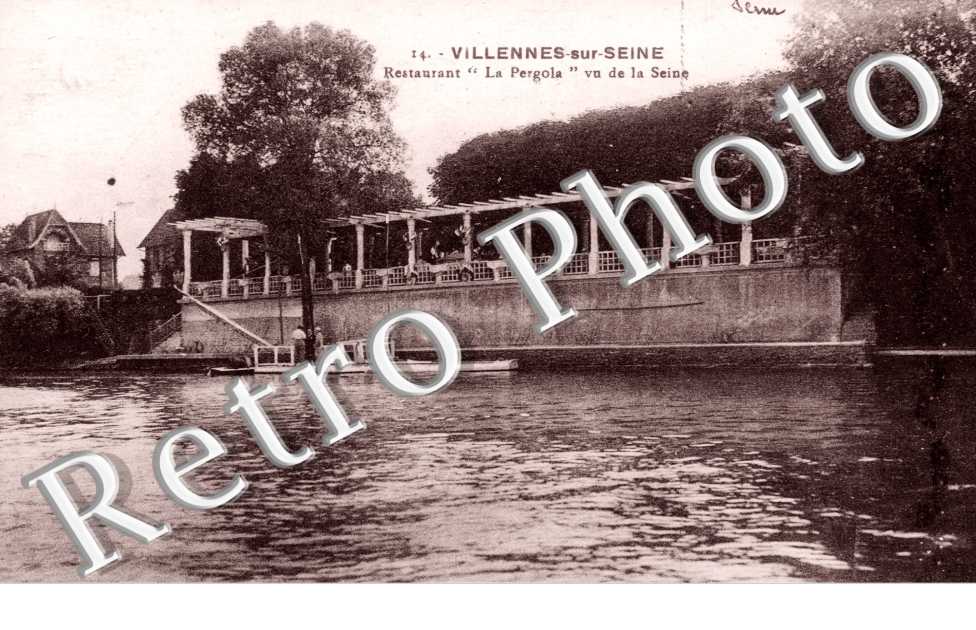 Restaurant "la Pergola" vu de la Seine