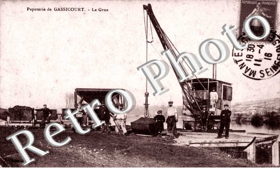 Papeterie de Gassicourt, La Grue