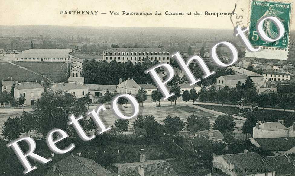 Vue generale des Casernes et des Baraquements