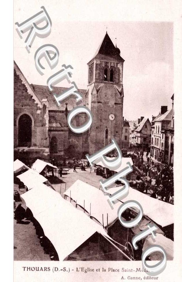 l&#039;Eglise et la Place Saint-Medard