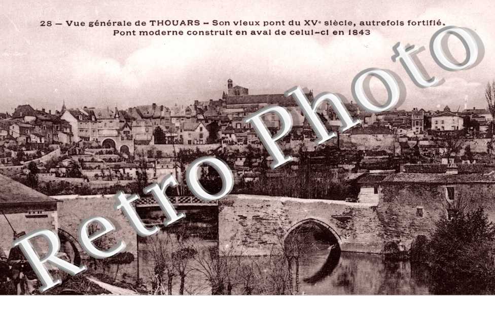 Vue Generale, le Vieux Pont du XVeme siecle