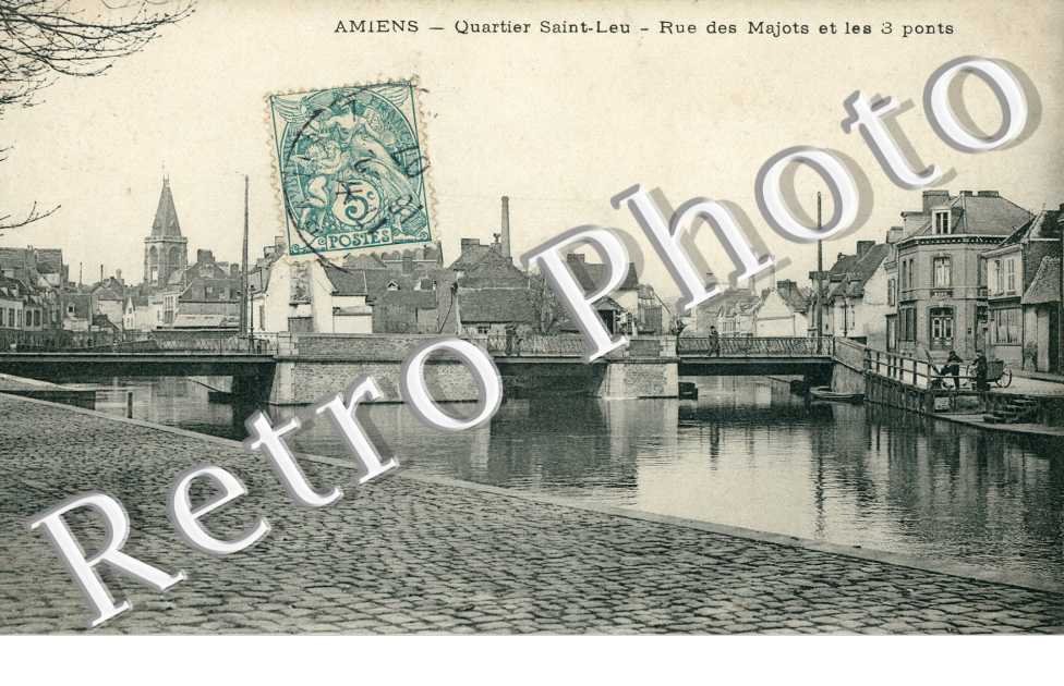 Quartier Saint-Leu, Rue des Majots et les Trois Ponts