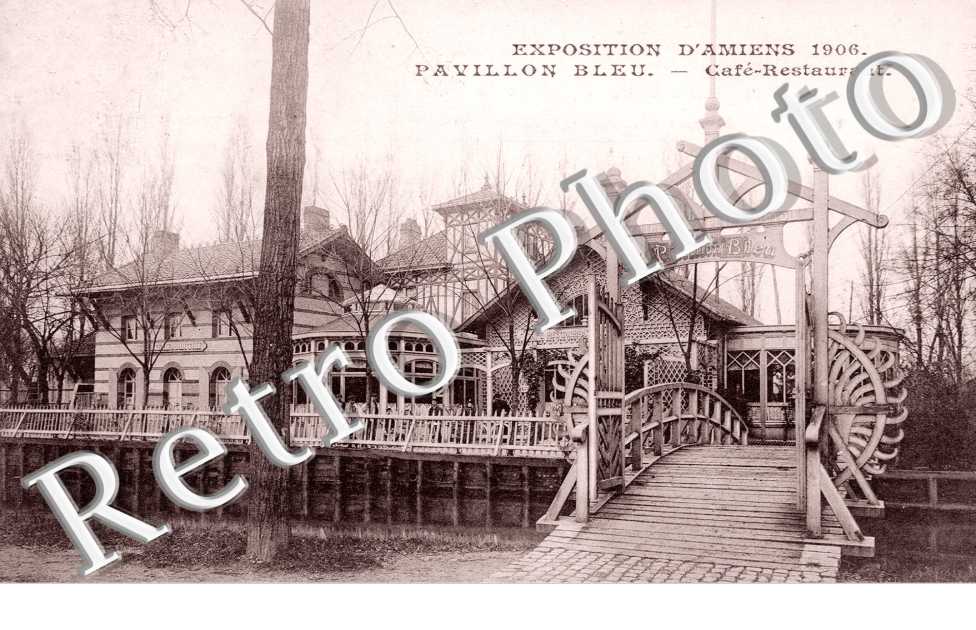 Exposition Internationale d'Amiens 1906, le Pavillon Bleu, Cafe-Restaurant