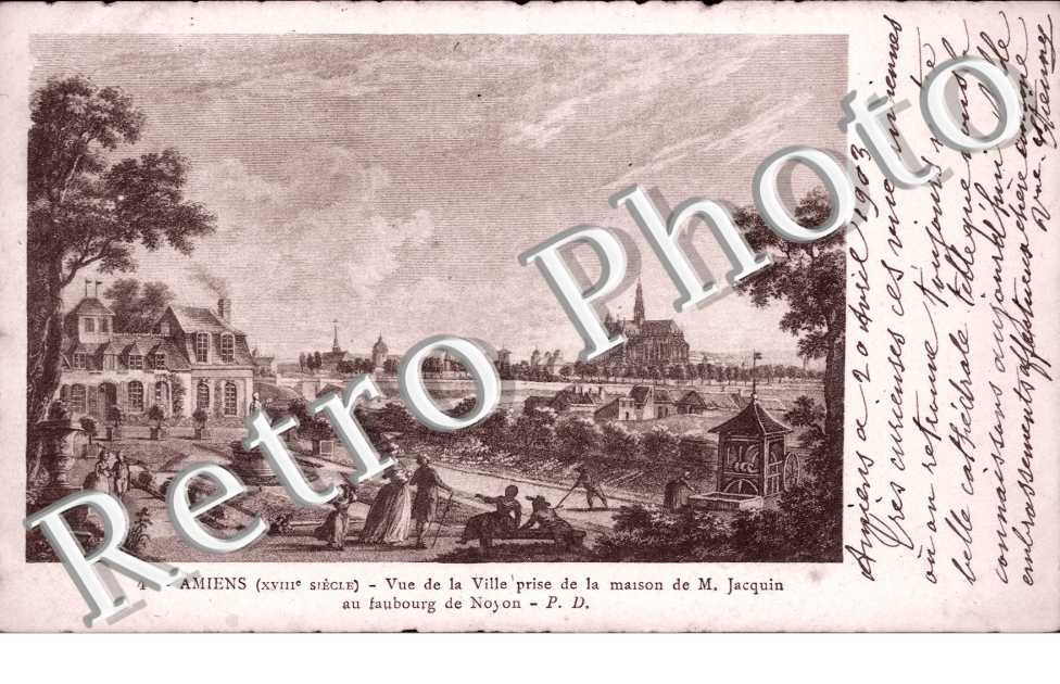 Vue de la Ville prise de la Maison de Monsieur Jacquin au Faubourg de Noyon