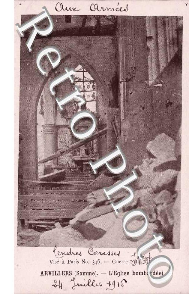 L&#039;Eglise bombardee