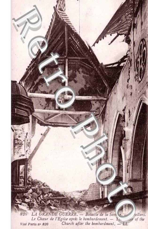 Interieur de l&#039;Eglise apres le bombardement