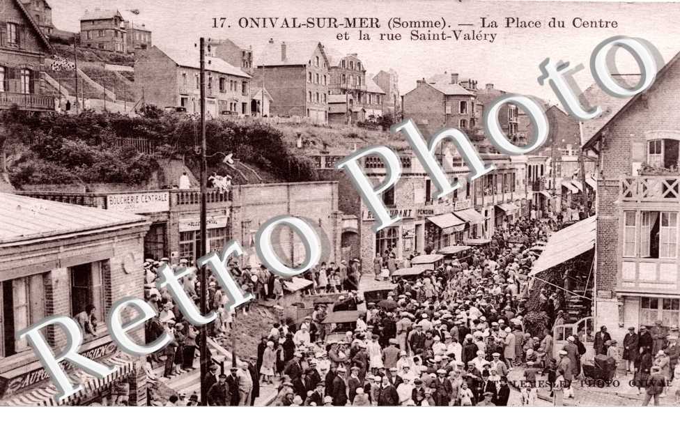 Onival - place du centre et la rue St valery