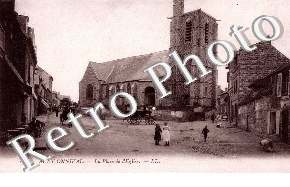 Onival - la place de l'Eglise