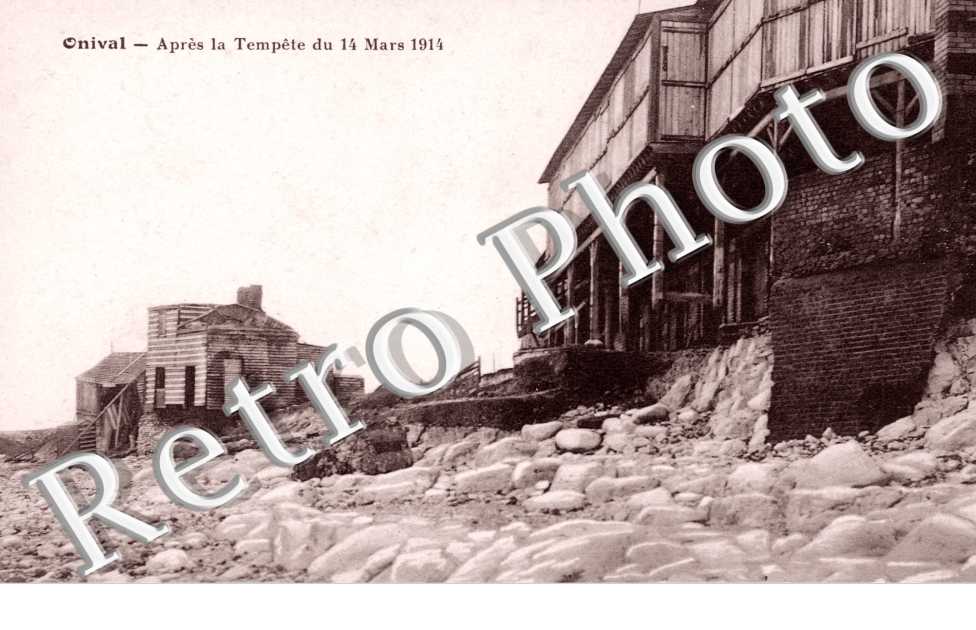 Onival  Apres la tempete du 14 mars 1914
