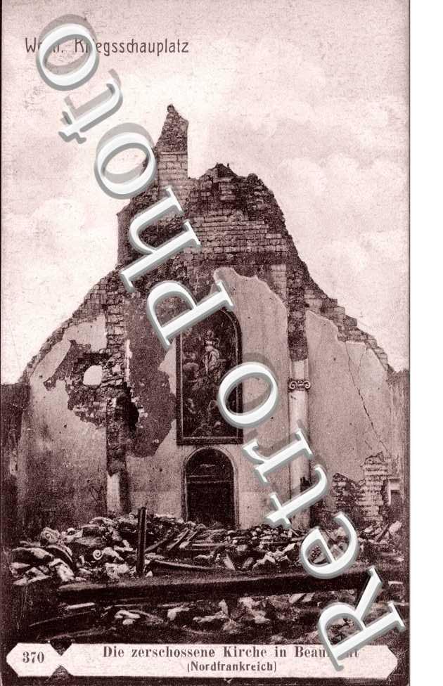 Die zerschossene Kirche
