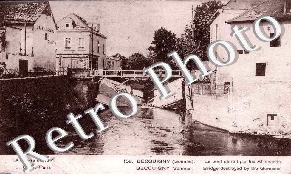 Le Pont detruit par les allemands