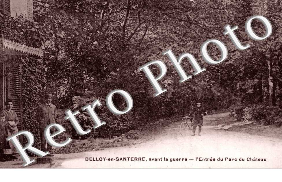 Avant la guerre - l&#039;entree du parc du chateau