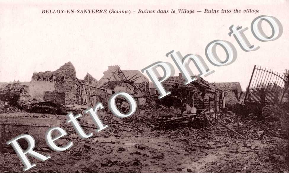 Ruines dans le village