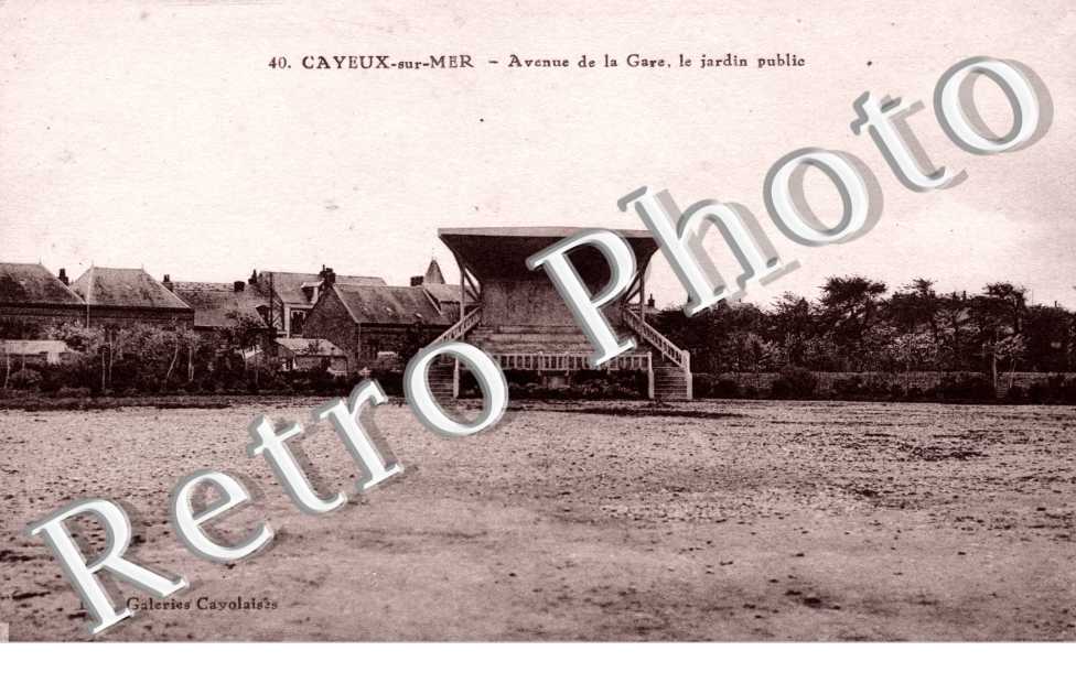 avenue de la gare, le jardin public