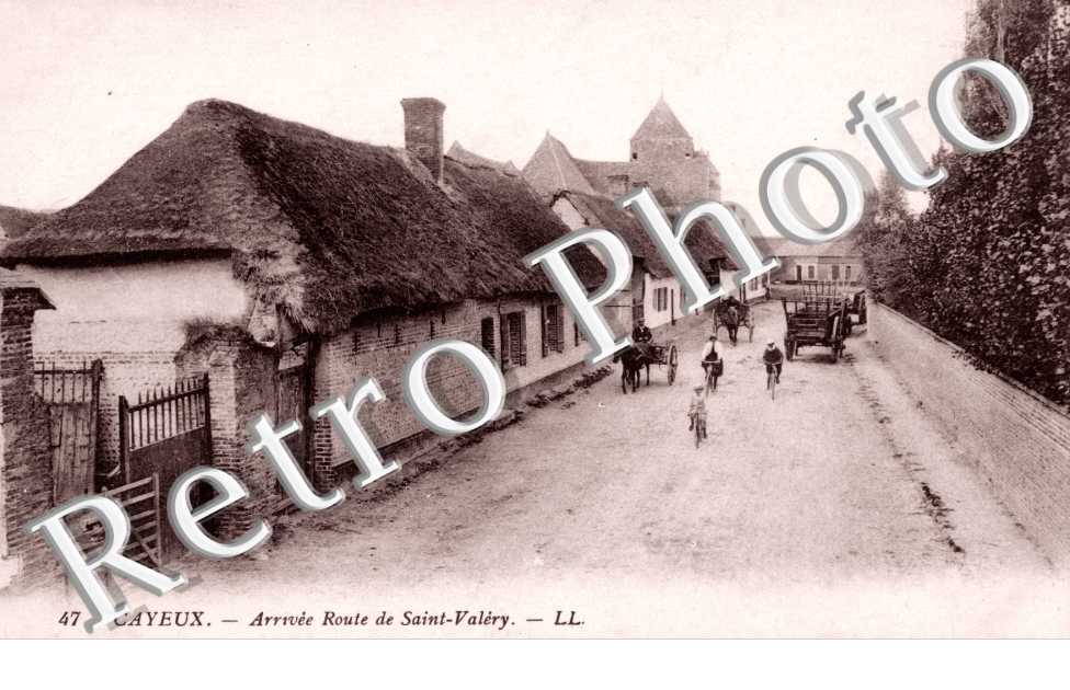 Arrivée route de Saint Valery