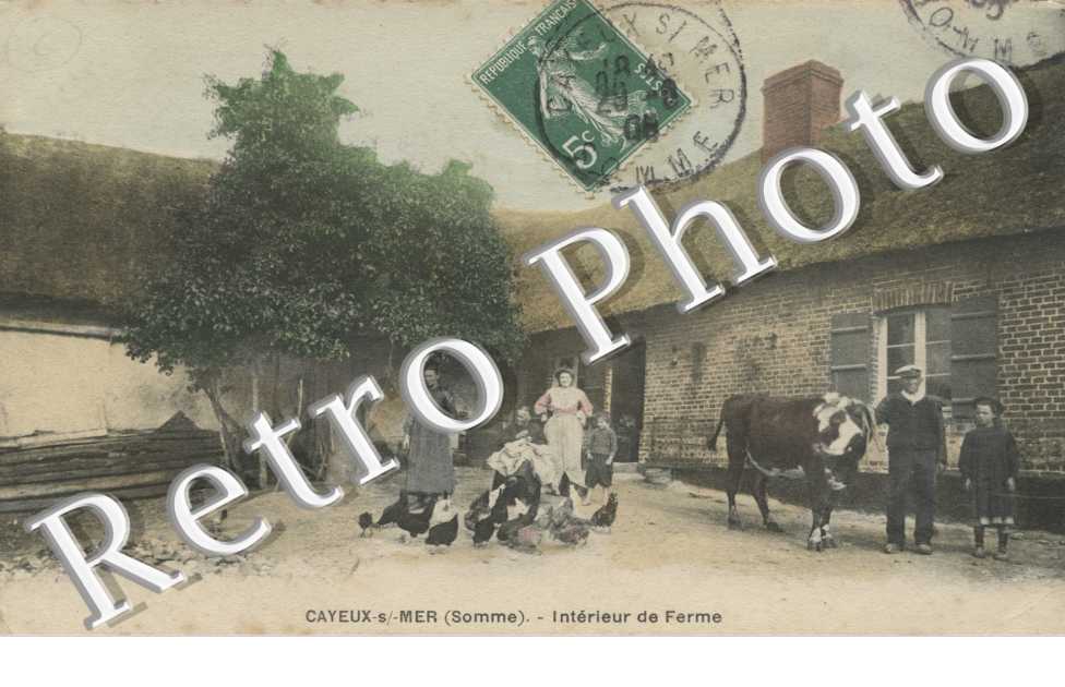 Intérieur de ferme en 1908