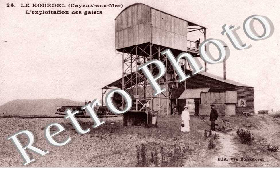 Le Hourdel L&#039;exploitation des galets