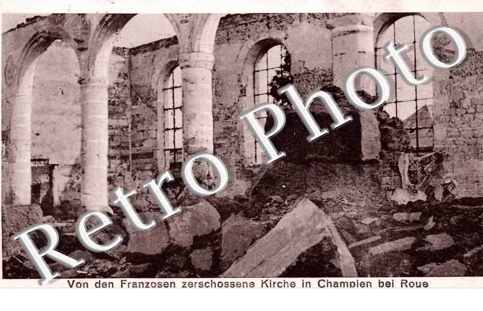 Von den Franosen erschossene Kirche