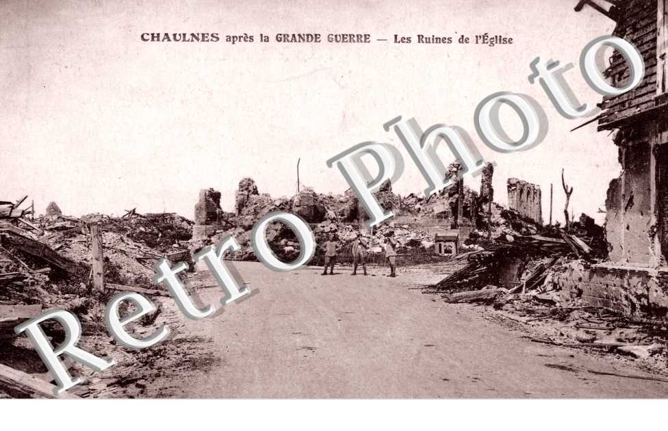 les ruines de l'eglise