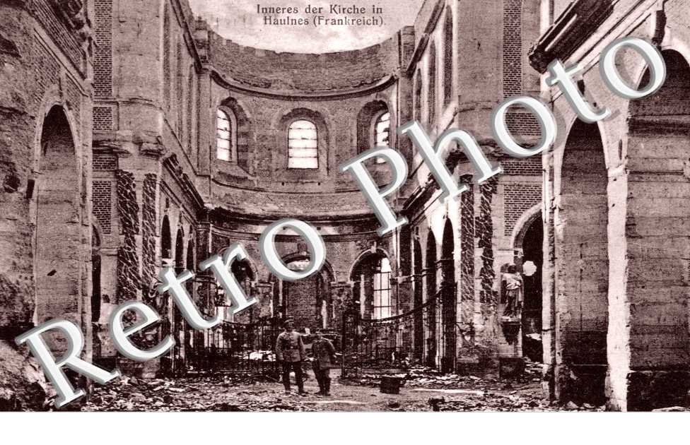 inneres der kirche - Interieur de l'eglise - Ruines
